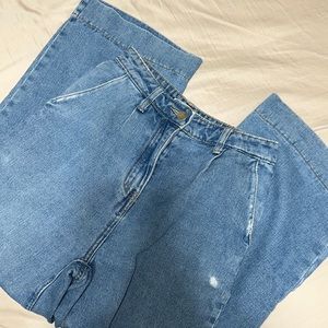 Forever 21 Blue Boyfriend Jeans